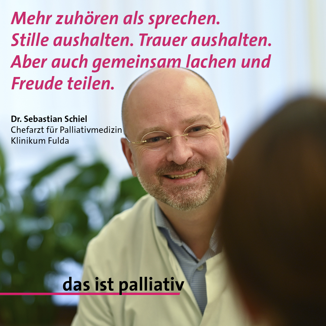 Dr Sebastian Schiel Chefarzt fr Palliativmedizin Klinikum Fulda