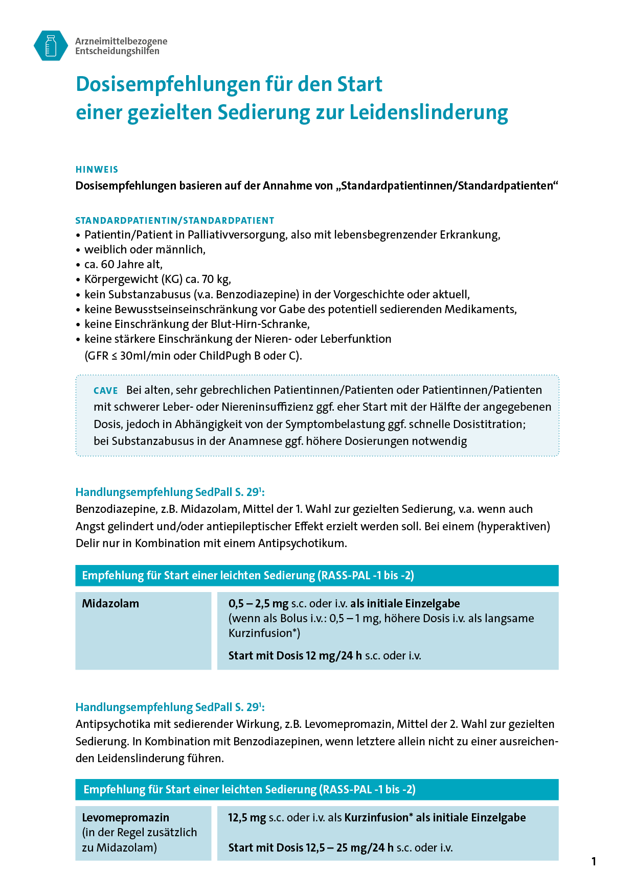 RZ 241015 3.1 Dosis Empfehlungen