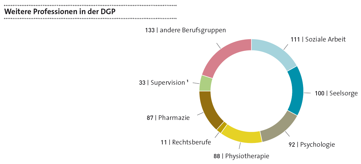 Weitere Professionen in der DGP